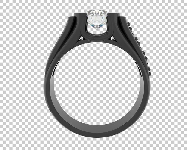 Ilustración de renderización 3D de joyas aisladas en el fondo