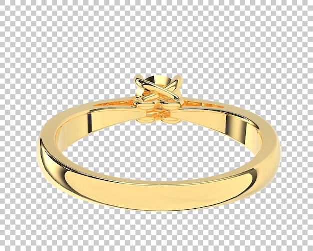 Ilustración de renderización 3D de joyas aisladas en el fondo