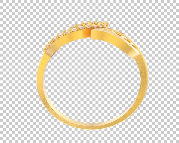 Ilustración de renderización 3D de joyas aisladas en el fondo