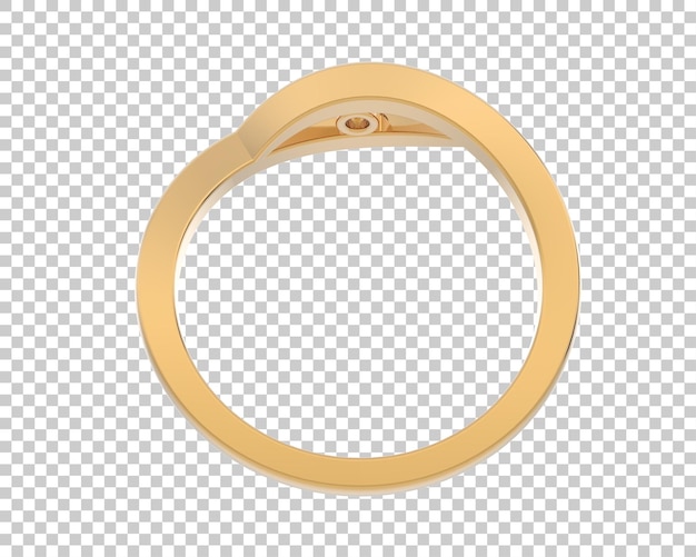 Ilustración de renderización 3D de joyas aisladas en el fondo