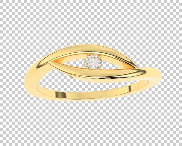 Ilustración de renderización 3D de joyas aisladas en el fondo