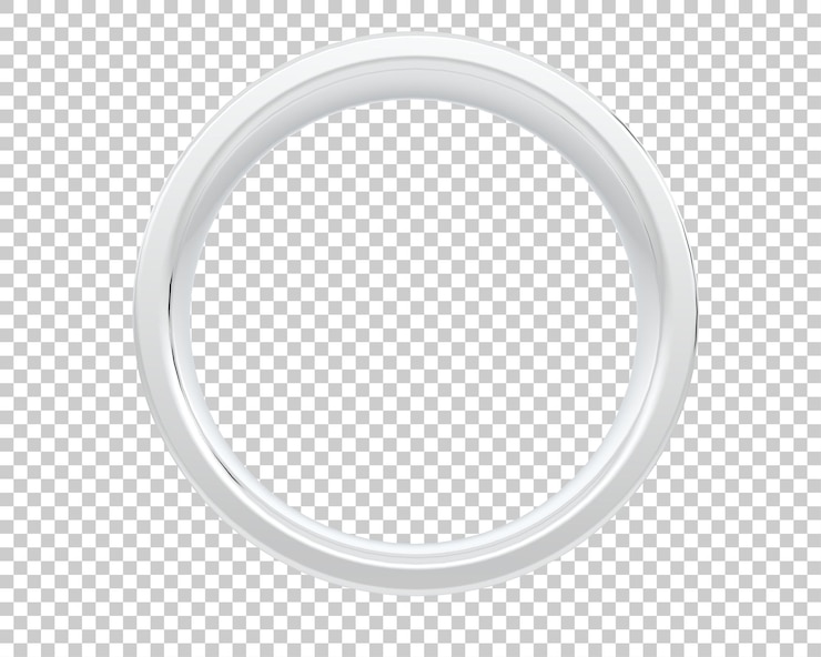 PSD ilustración de renderización 3d de joyas aisladas en el fondo