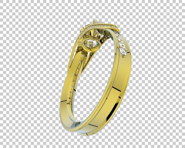 PSD ilustración de renderización 3d de joyas aisladas en el fondo