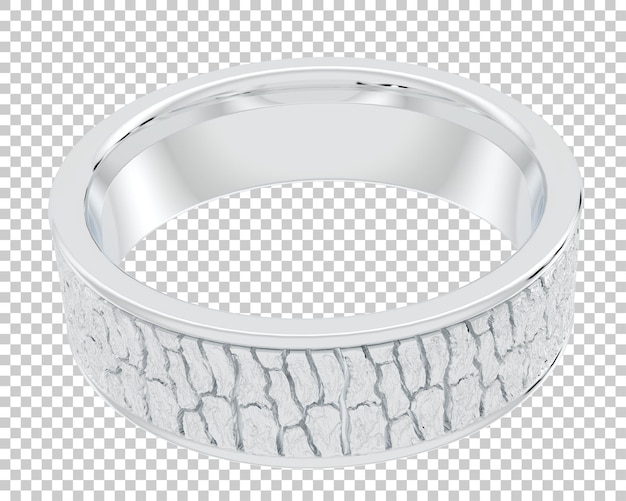 Ilustración de renderización 3D de joyas aisladas en el fondo