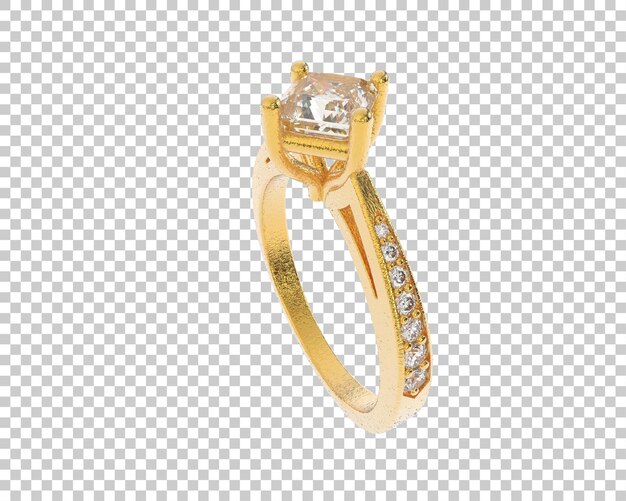 Ilustración de renderización 3D de joyas aisladas en el fondo