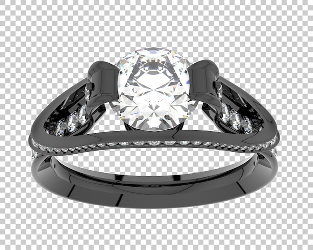 Ilustración de renderización 3D de joyas aisladas en el fondo