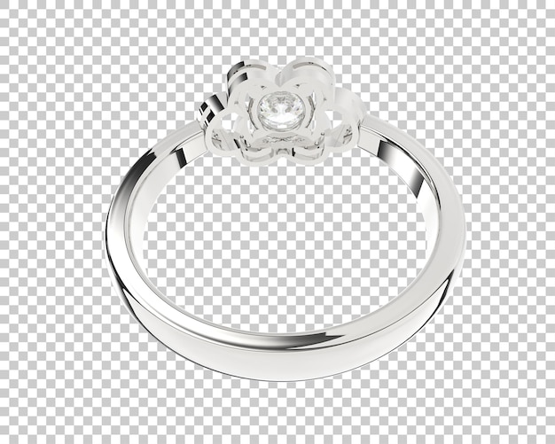 Ilustración de renderización 3D de joyas aisladas en el fondo