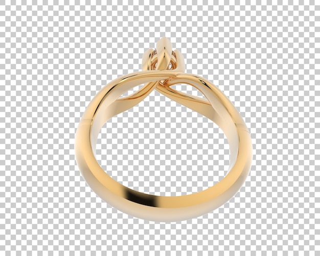 Ilustración de renderización 3D de joyas aisladas en el fondo