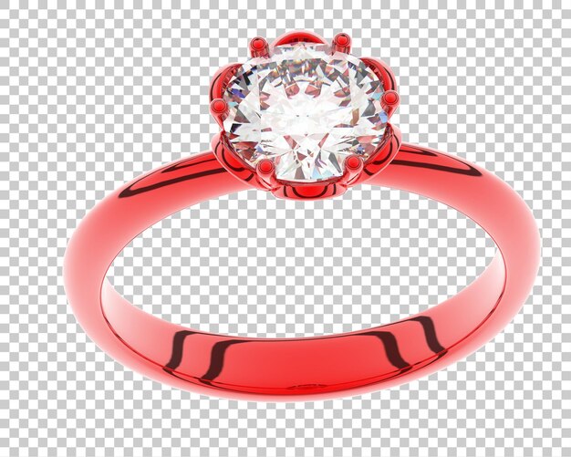 PSD ilustración de renderización 3d de joyas aisladas en el fondo