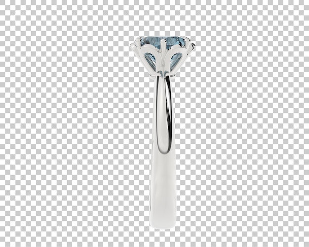 Ilustración de renderización 3D de joyas aisladas en el fondo