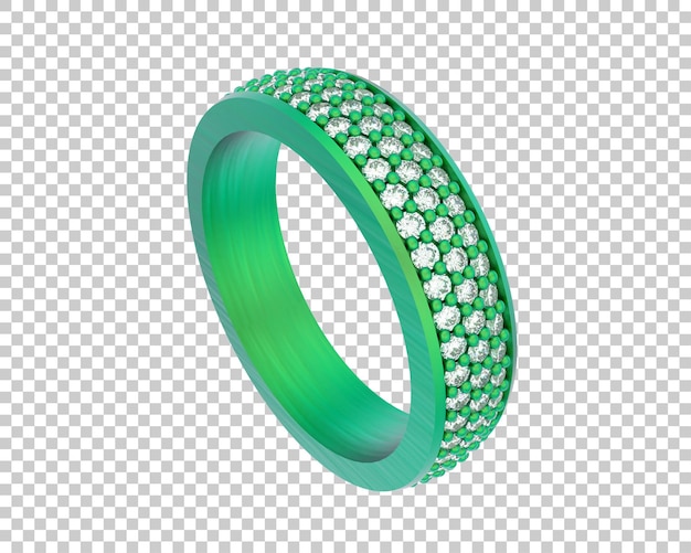 PSD ilustración de renderización 3d de joyas aisladas en el fondo