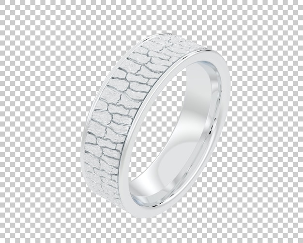 Ilustración de renderización 3D de joyas aisladas en el fondo