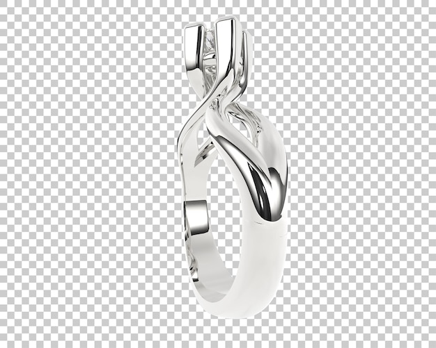 Ilustración de renderización 3D de joyas aisladas en el fondo