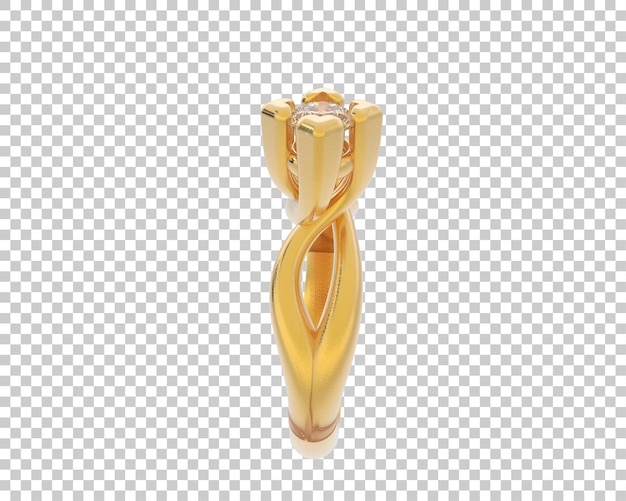 Ilustración de renderización 3D de joyas aisladas en el fondo