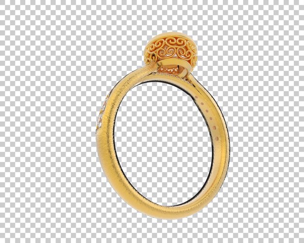 Ilustración de renderización 3D de joyas aisladas en el fondo