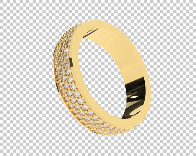 PSD ilustración de renderización 3d de joyas aisladas en el fondo