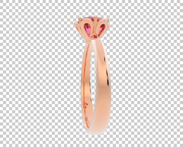 PSD ilustración de renderización 3d de joyas aisladas en el fondo