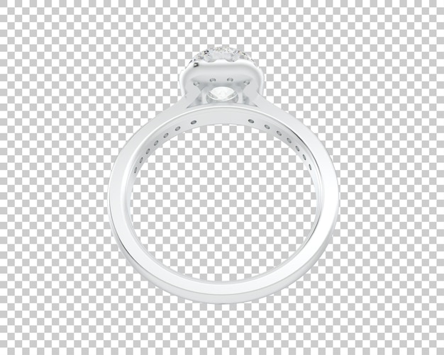 Ilustración de renderización 3D de joyas aisladas en el fondo