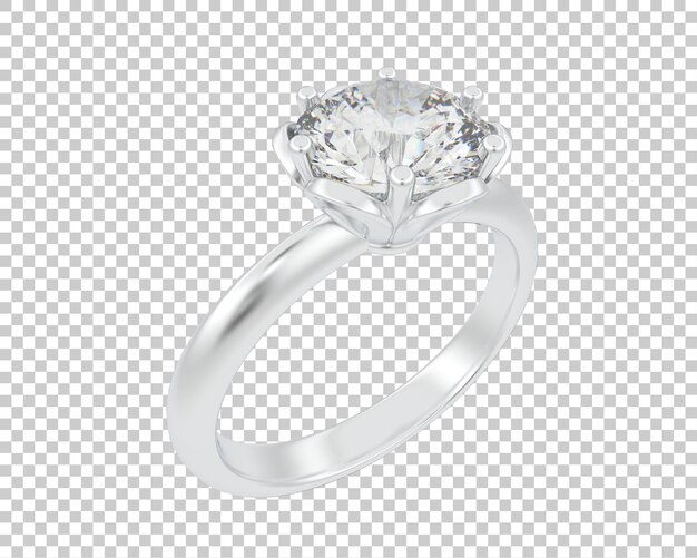 PSD ilustración de renderización 3d de joyas aisladas en el fondo