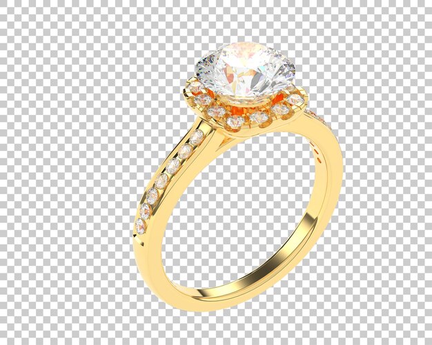 PSD ilustración de renderización 3d de joyas aisladas en el fondo