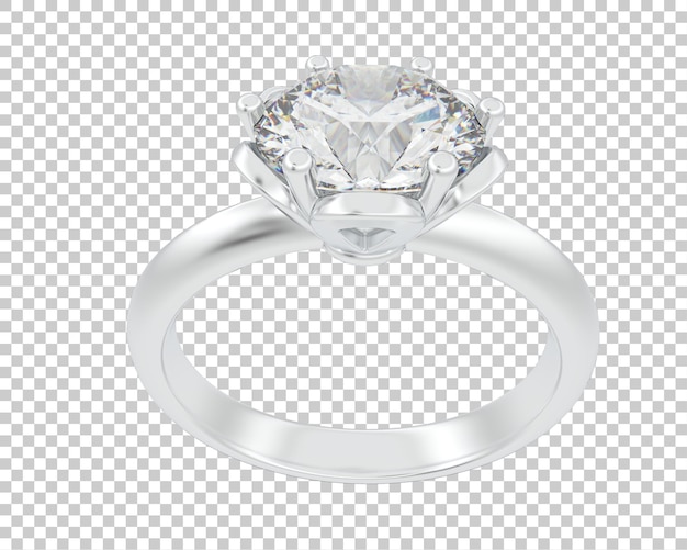 Ilustración de renderización 3D de joyas aisladas en el fondo