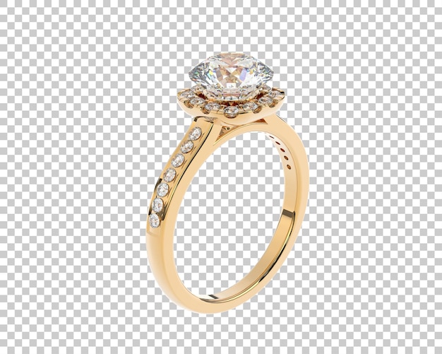 PSD ilustración de renderización 3d de joyas aisladas en el fondo