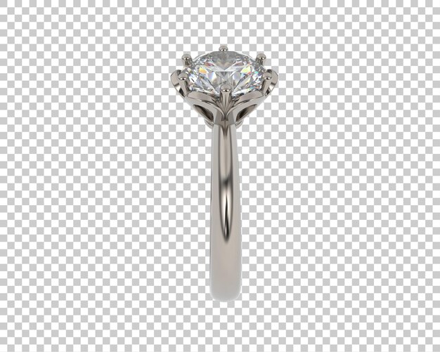 Ilustración de renderización 3D de joyas aisladas en el fondo