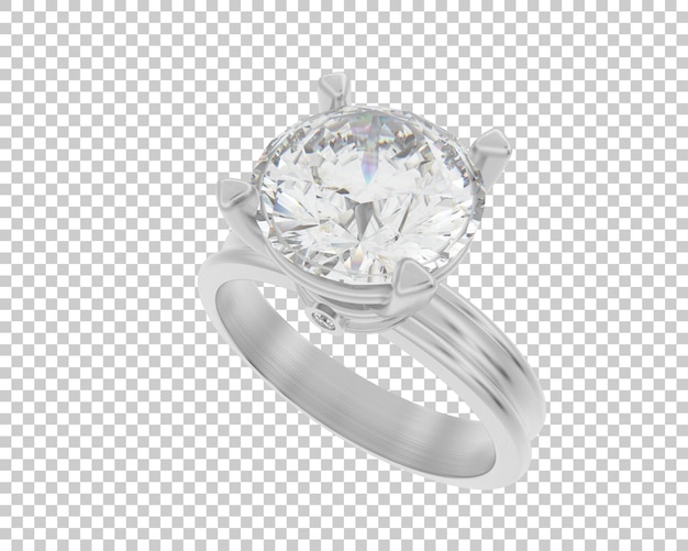 Ilustración de renderización 3D de joyas aisladas en el fondo