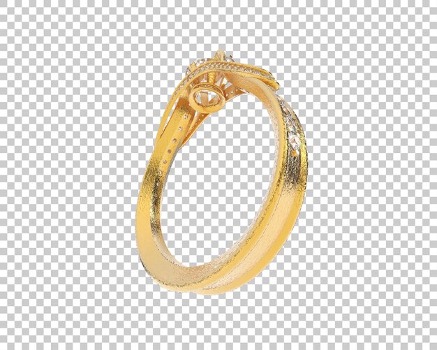 Ilustración de renderización 3D de joyas aisladas en el fondo