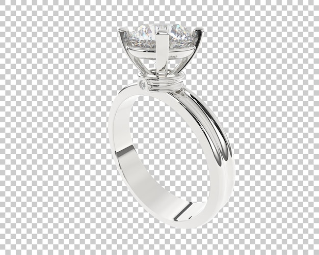 Ilustración de renderización 3D de joyas aisladas en el fondo