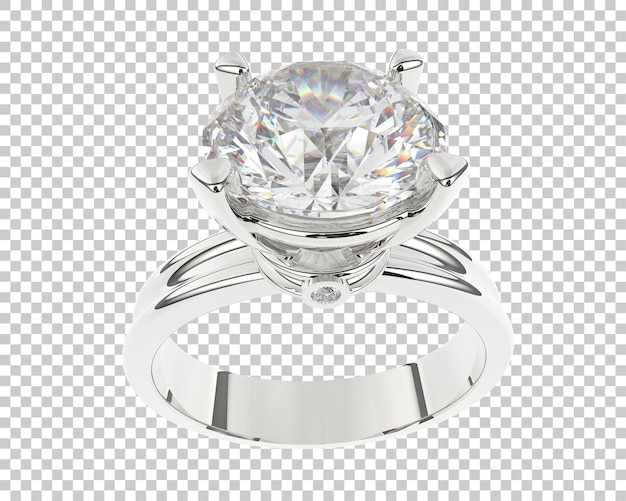 Ilustración de renderización 3D de joyas aisladas en el fondo