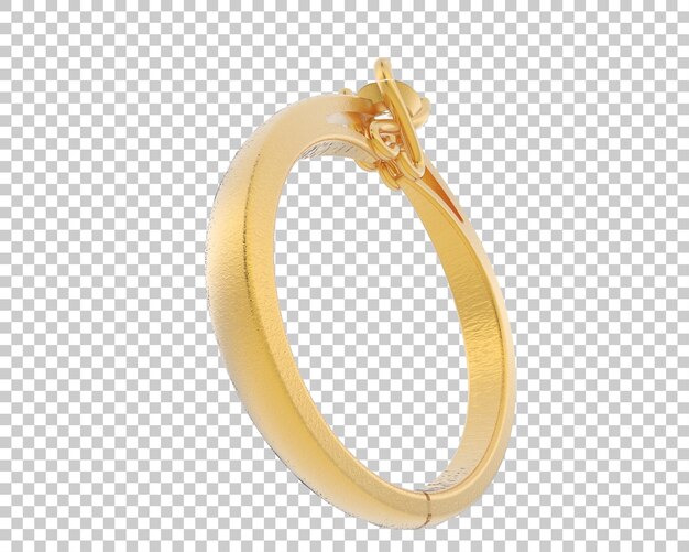 Ilustración de renderización 3D de joyas aisladas en el fondo