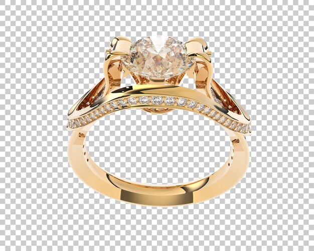 Ilustración de renderización 3D de joyas aisladas en el fondo