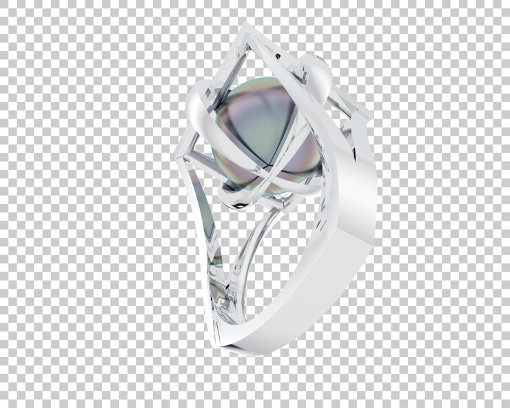 PSD ilustración de renderización 3d de joyas aisladas en el fondo