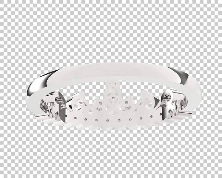 PSD ilustración de renderización 3d de joyas aisladas en el fondo