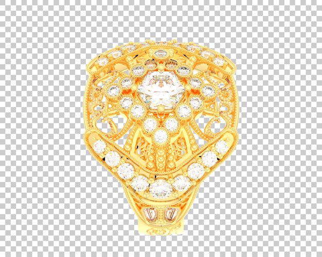 PSD ilustración de renderización 3d de joyas aisladas en el fondo