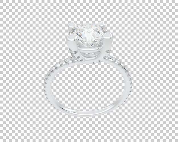 Ilustración de renderización 3D de joyas aisladas en el fondo