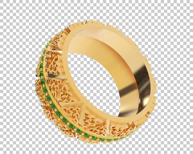 PSD ilustración de renderización 3d de joyas aisladas en el fondo