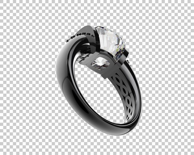 Ilustración de renderización 3D de joyas aisladas en el fondo