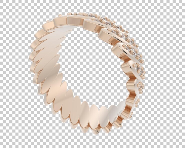 PSD ilustración de renderización 3d de joyas aisladas en el fondo