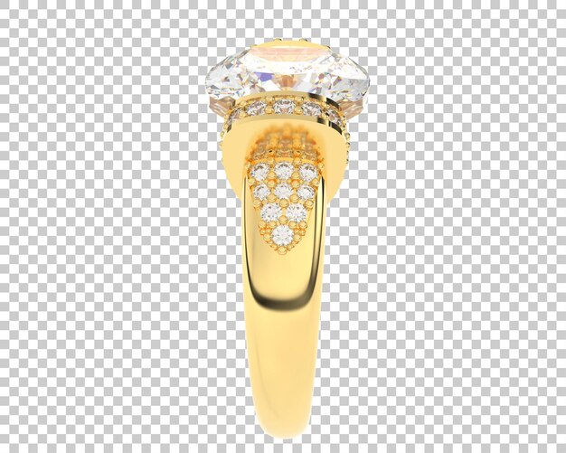 Ilustración de renderización 3D de joyas aisladas en el fondo