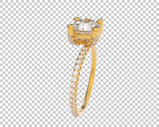 Ilustración de renderización 3D de joyas aisladas en el fondo