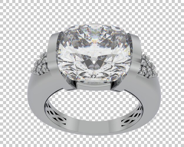 Ilustración de renderización 3D de joyas aisladas en el fondo