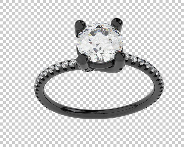 Ilustración de renderización 3D de joyas aisladas en el fondo