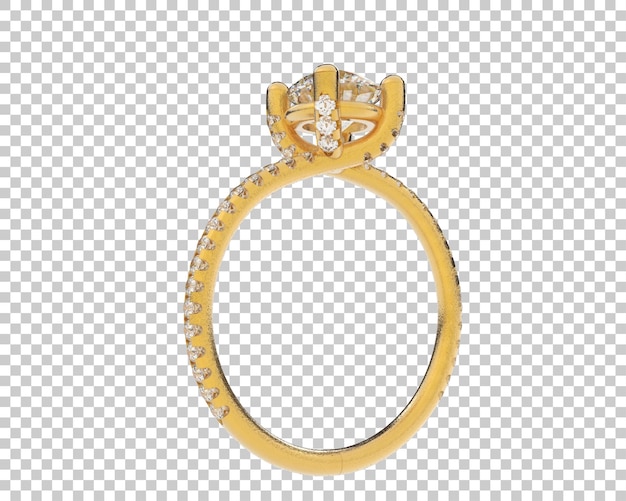 Ilustración de renderización 3D de joyas aisladas en el fondo