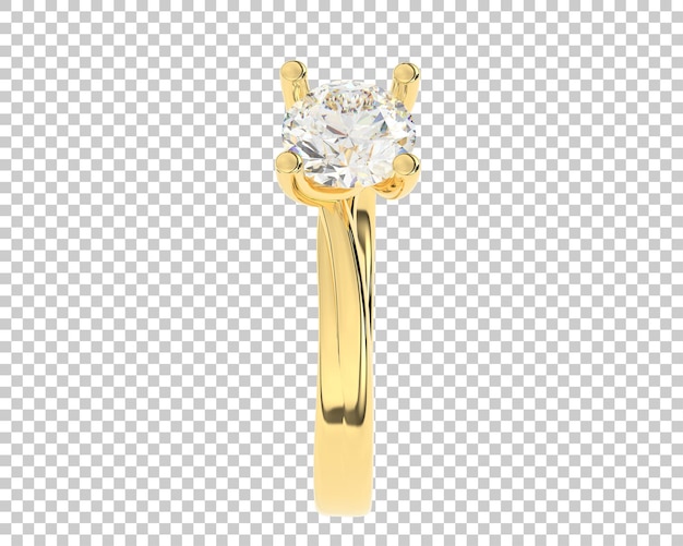 Ilustración de renderización 3D de joyas aisladas en el fondo