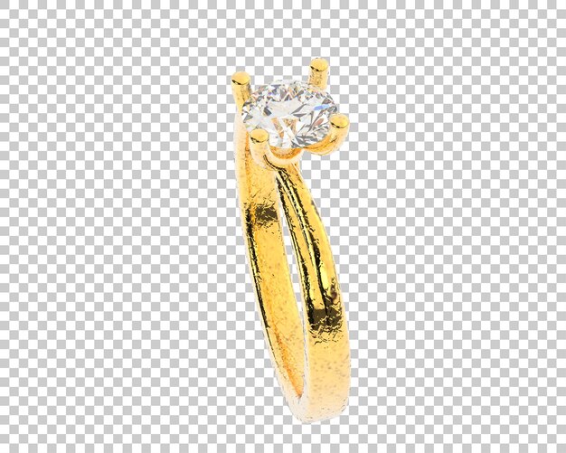 Ilustración de renderización 3D de joyas aisladas en el fondo