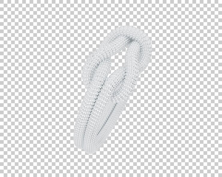 PSD ilustración de renderización 3d de joyas aisladas en el fondo
