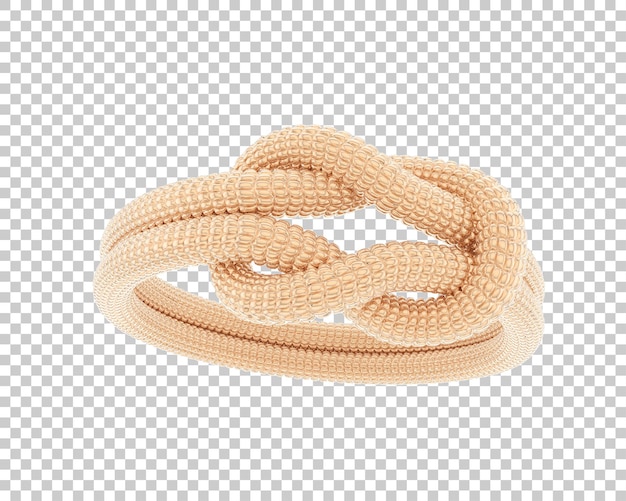 Ilustración de renderización 3D de joyas aisladas en el fondo