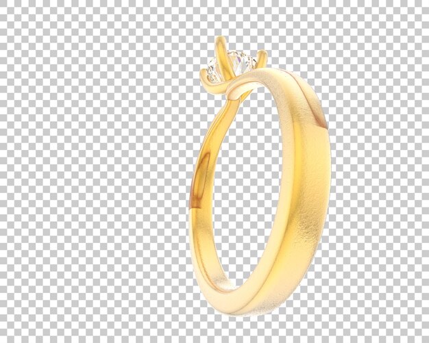 Ilustración de renderización 3D de joyas aisladas en el fondo